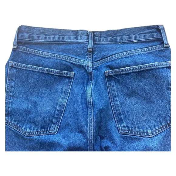 AGOLDE 90s Pinch Waist Jeans High Rise Rigid denim Straight Leg Button Fly Sz 30 - Picture 7 of 12